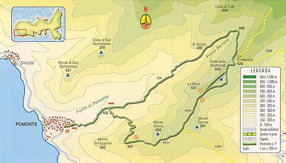 Wanderung auf Elba: Das Tal von Pomonte